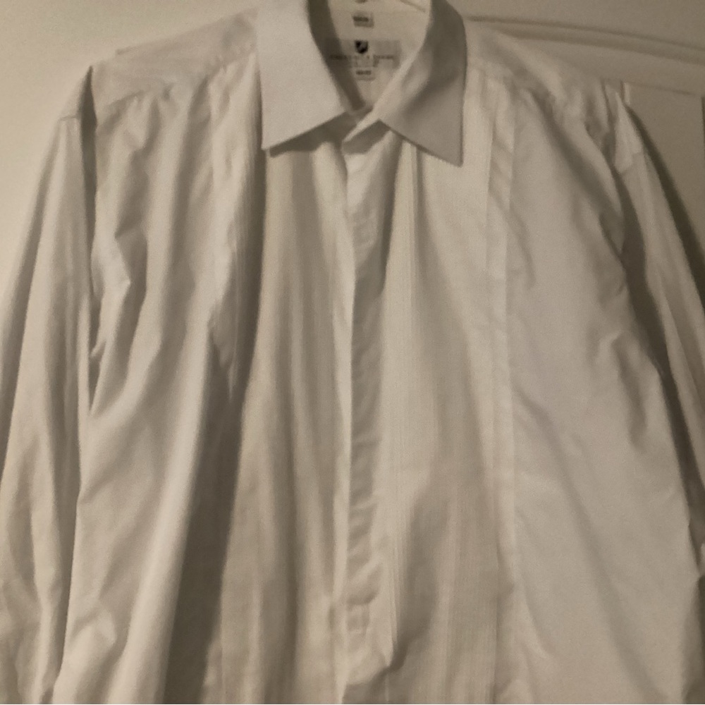 Frederick Theak White Tuxedo Shirt